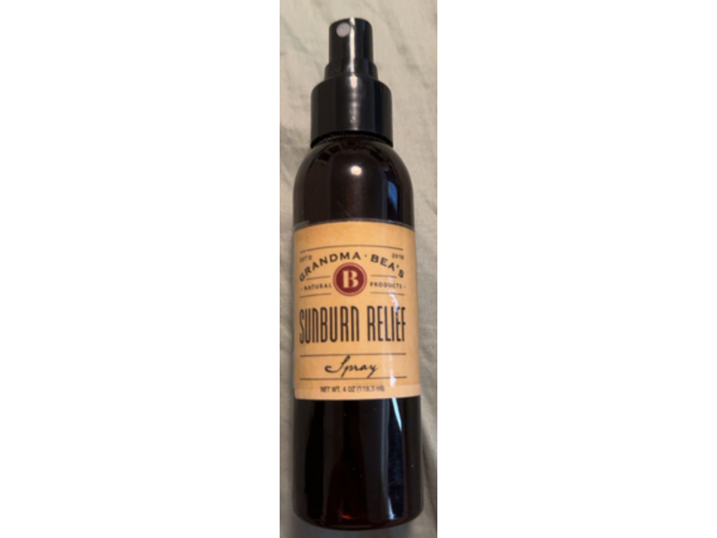 Grandma Bea's Natural Products Sunburn Relief Spray, 4 oz/118.3 mL