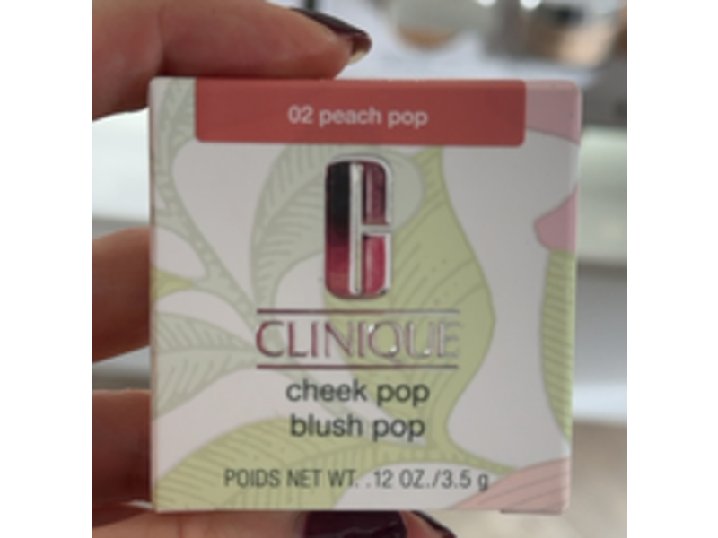 Clinique Cheek Pop Blush, 02 Peach Pop, 0.12 oz/3.5 g