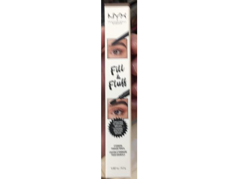 Nyx Professional Makeup Fill & Fluff Eyebrow Pomade Pencil, Ash Brown, 0.007 oz/0.2 g
