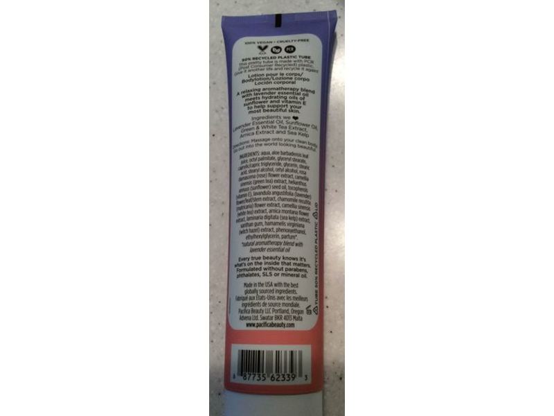 Pacifica Lavender Moon Body Lotion, Rose & Chamomile, 5 fl oz/147 mL