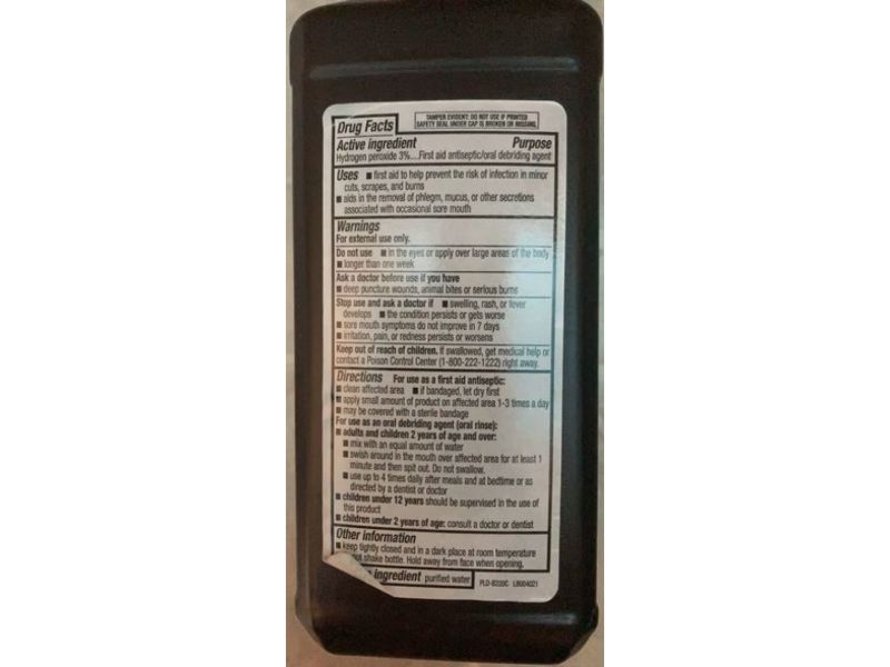 Harris Teeter Hydrogen Peroxide 3% Usp First Aid Antiseptic, 16 fl oz/473 mL