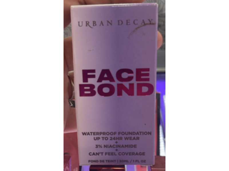 Urban Decay Face Bond Waterproof Foundation, 20 Medium Olive, 1 fl oz/30 mL