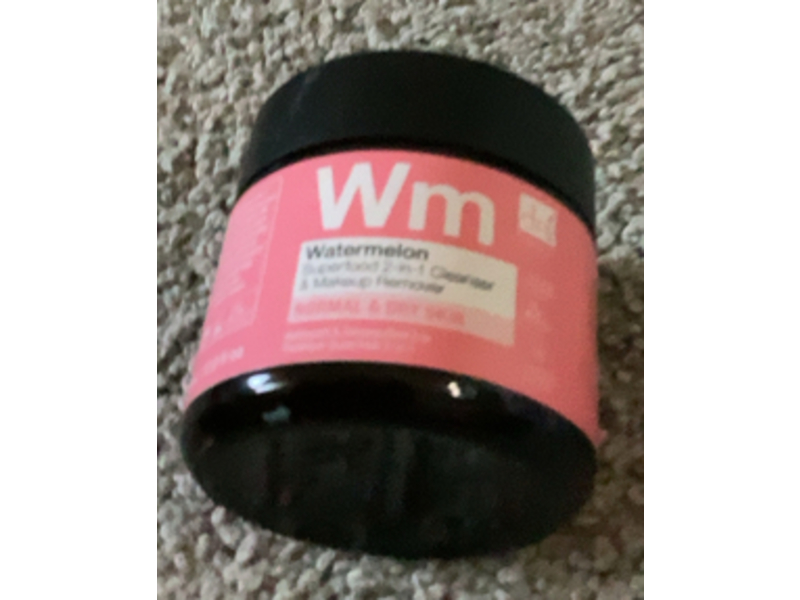 Dr Botanicals Superfood 2 In 1 Cleanser & Makeup Remover, Watermelon, 2 fl oz/60 mL
