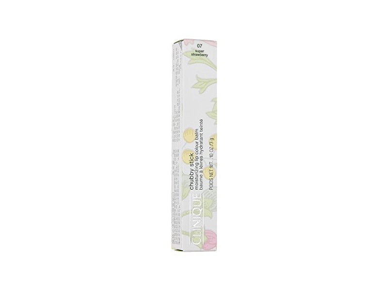 Clinique Chubby Stick Moisturizing Lip Color Balm, No. 07 Super Strawberry, 0.1 Ounce