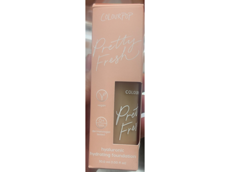 ColourPop Pretty Fresh Hyaluronic Hydrating Foundation, Light 70W, 1.0 fl oz/30 mL