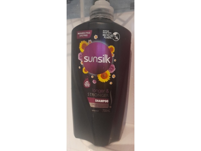 Sunsilk Longer & Stronger Shampoo, Biotin & Sunflower Seed Oil, 700 mL