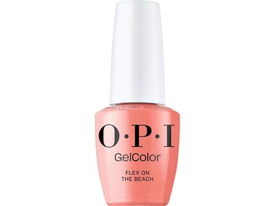 OPI Gelcolor Gel Nail Polish, Flex On The Beach, 0.5 fl oz/15 mL