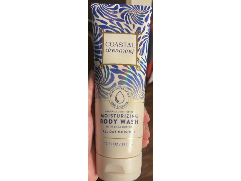 Bath & Body Works Moisturizing Body Wash, Coastal Dreaming, Shea Butter, 10 fl oz/295 mL