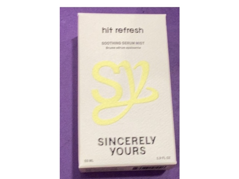Sincerely Yours Hit Refresh Soothing Serum Mist, 1 fl oz/30 mL
