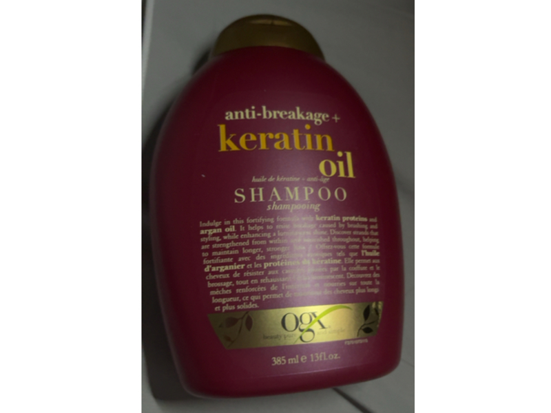 Ogx Anti-breakage + Keratin Oil Shampoo, 13 fl oz/385 mL