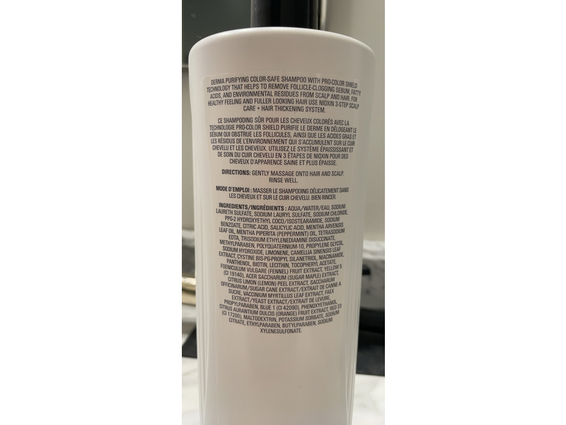 Nioxin Scalp + Hair Shampoo, System 4, 33.8 fl oz/1 L