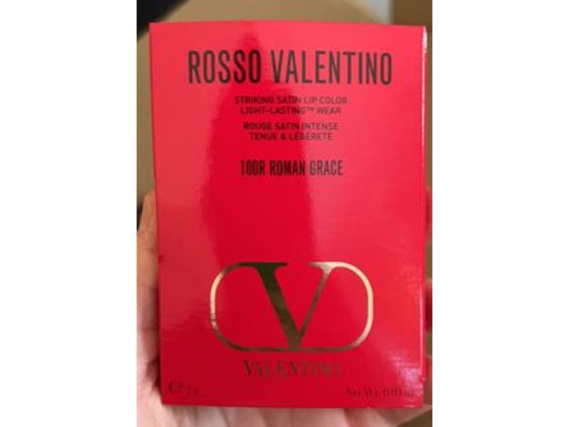 Valentino Rosso Valentino Satin Lip Color, 100R Roman Grace, 1 g