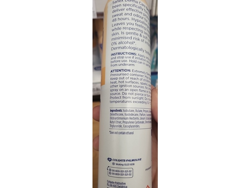 Sanex Derma Care Anti-Perspirant, 200 mL