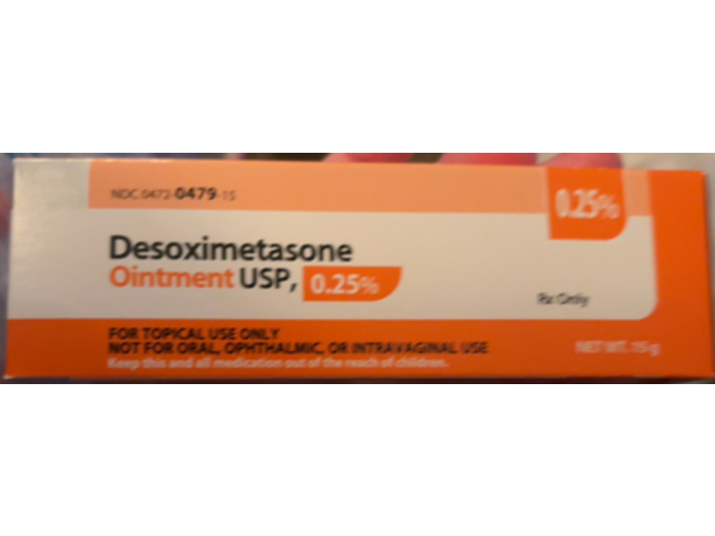 Desoximetasone Ointment, 0.25%, 15 g, Actavis (Rx)