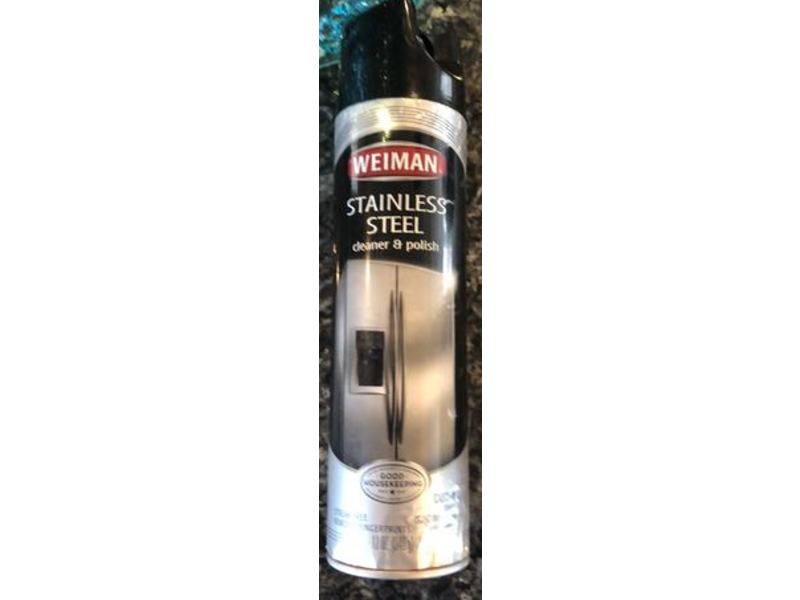 Weiman Stainless Steel Cleaner & Polish, 12 oz/340 g