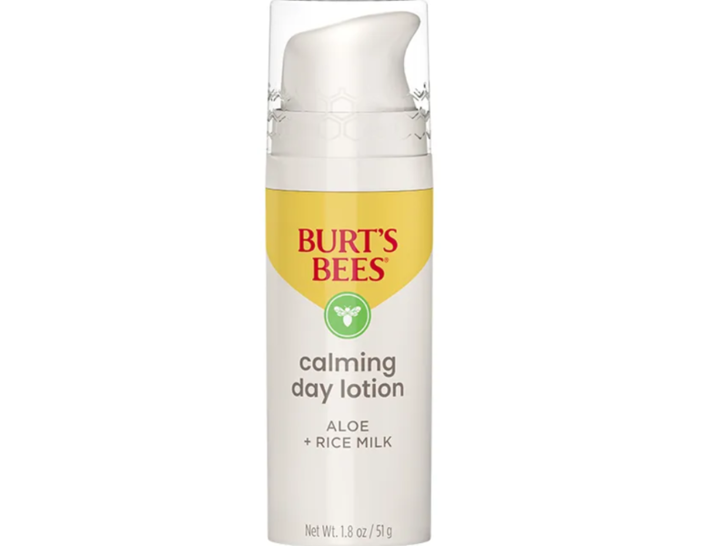Burt's Bees Calming Day Lotion, Aloe + Rice Milk, 1.8 oz/51 g