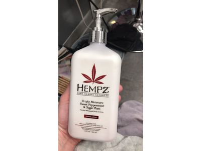 hempz body lotion peppermint