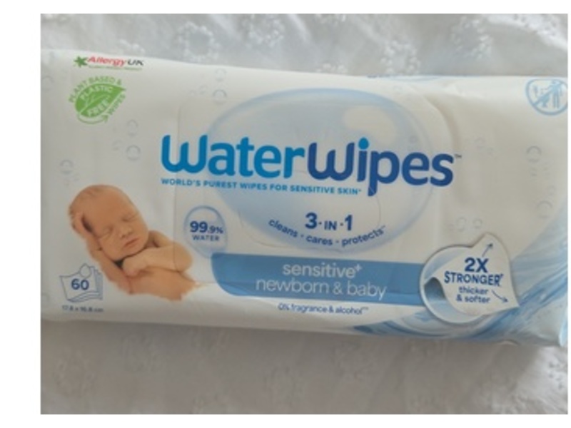 Water Wipes 3 In 1 Baby Wipes, 60 Count, Pack Of 3