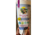 Badger Unscented Natural Mineral Sunscreen Cream, SPF 30, 2.9 fl oz/87 mL - thumbnail 2
