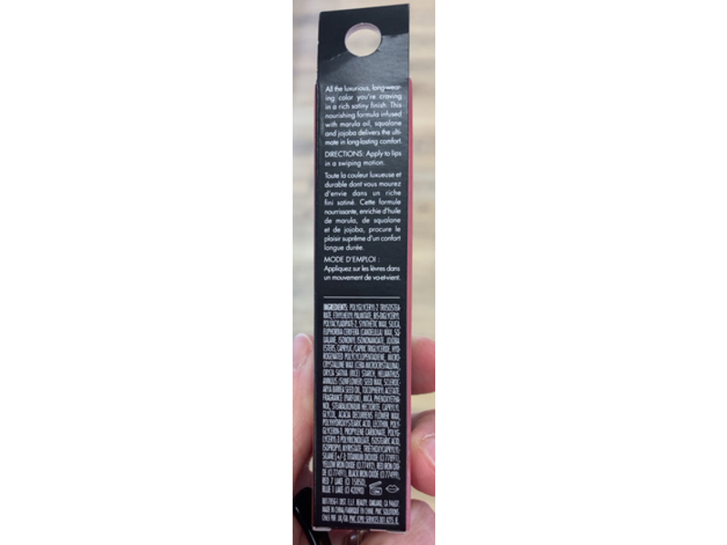 e.l.f. O Face Satin Lipstick, Dirty Talk, 0.13 oz/3.8 g