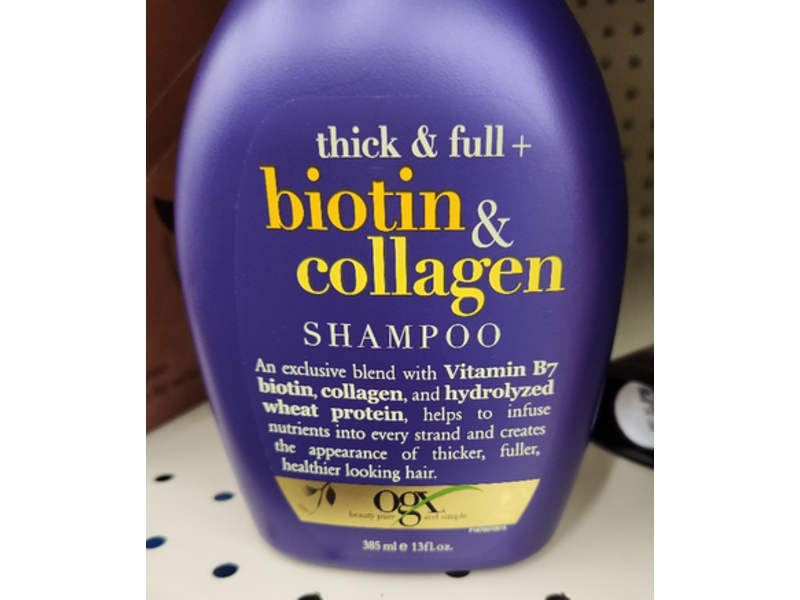 Ogx Thick & Full + Biotin & Collagen Shampoo, 13 fl oz/385 mL