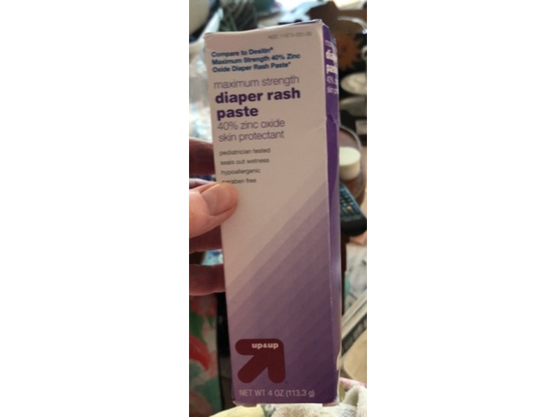 Up & Up Diaper Rash Paste , 4 oz/113.3 g