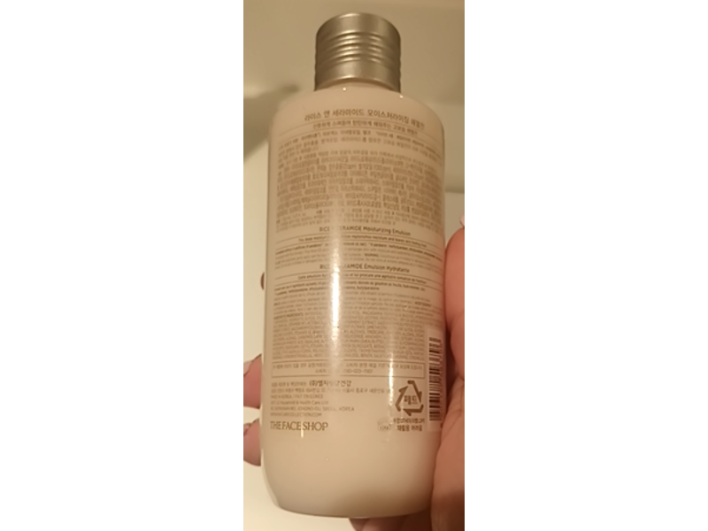 The Face Shop Moisturizing Emulsion, Rice Ceramide, 5.0 fl oz/150 mL