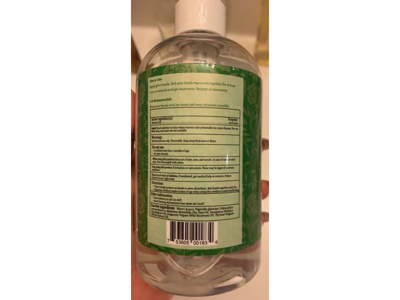 Aroma Land Defense Formula Hand Sanitizer, 12 oz/350 ml