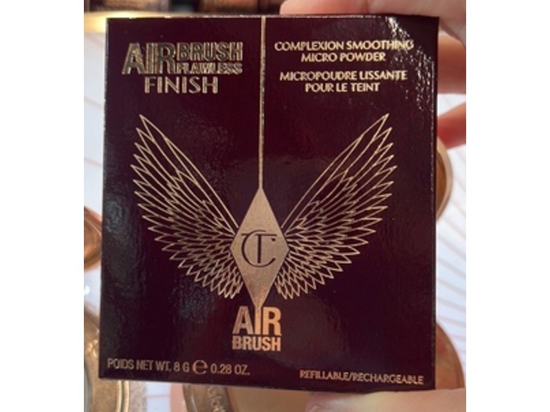 Charlotte Tilbury Air Brush Compact Flawless Finish, 1 Fair, 0.28 oz/8 g