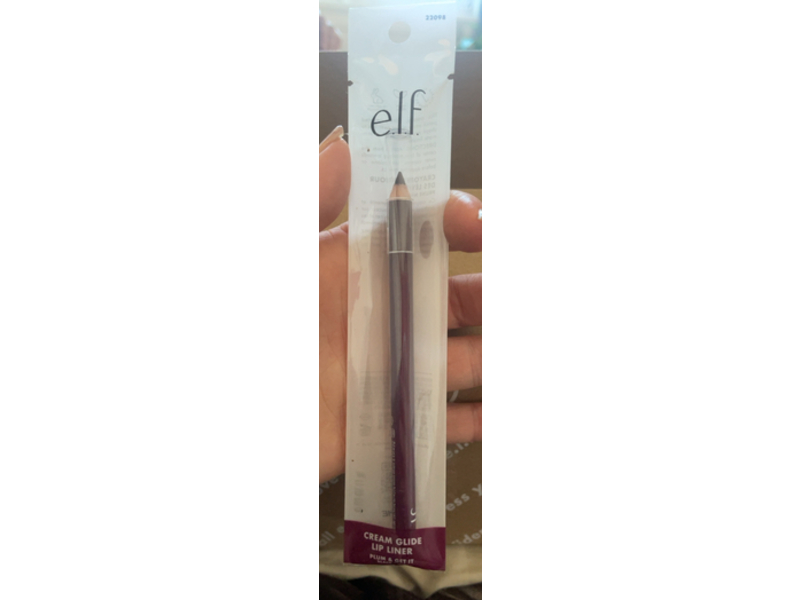 e.l.f. Cream Glide Lip Liner, Plum & Get It