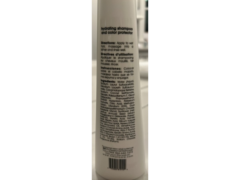 Tridesign Hydrating Shampoo & Color Protector, 10.5 fl oz/300 mL