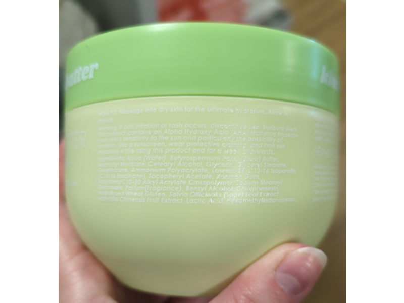 Ciroa Body Butter, Kiwi & AHA, 15.8 oz/450 g