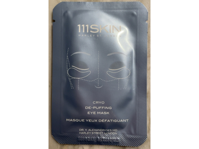 111Skin Cryo De-Puffing Eye Mask, 0.2 fl oz/6 mL