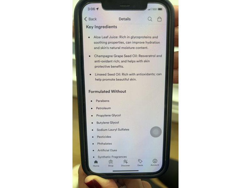 Juice Beauty Cleansing Cream, Prebiotix Coconut & Aloe, 4.5 oz/133 mL