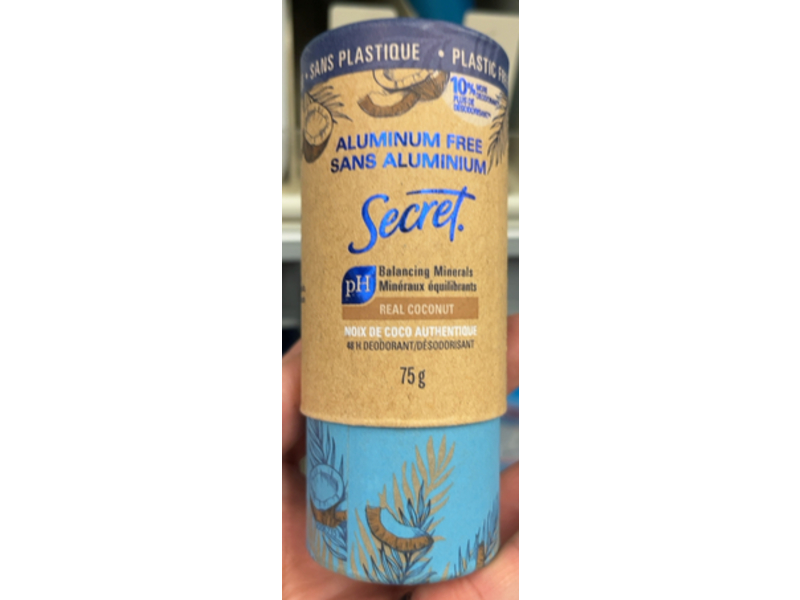 Secret Noix De Coco Authentique Deodorant, Aluminium Free, 75 g