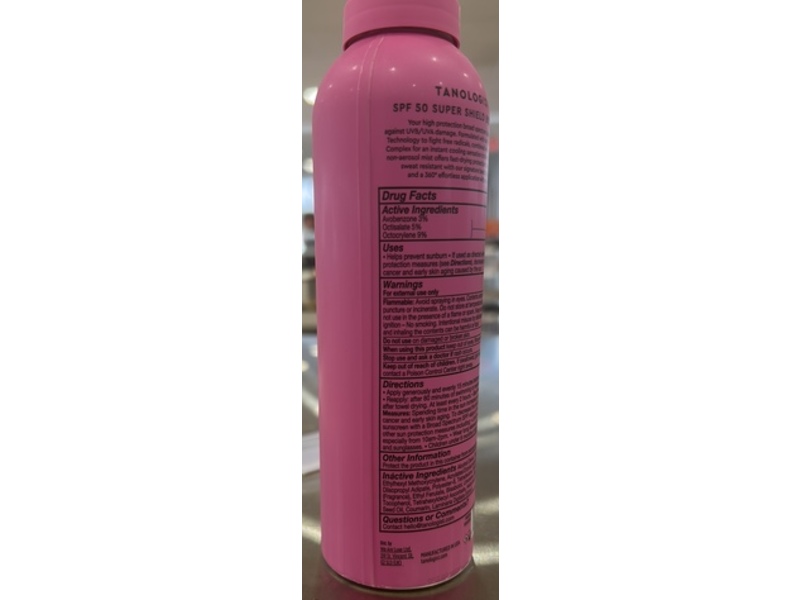 Tanologist Super Shield Body Mist, SPF 50, 6 fl oz/177 mL