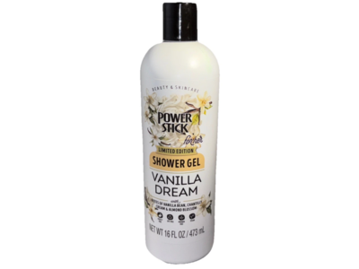 Beauty & Skincare Power Stick Shower Gel, Vanilla Dream, 16 fl oz/473 mL