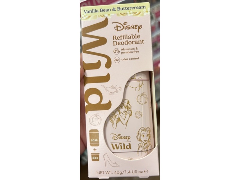 Wild Refillable Deodorant, Vanilla Bean & Buttercream, 40 g/1.4 oz
