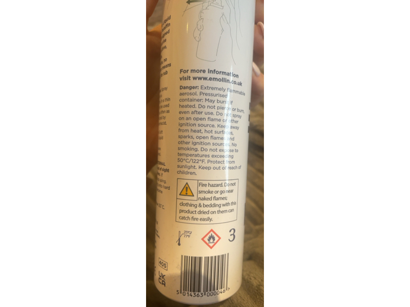 Emollin Emollient Spray, 240 mL