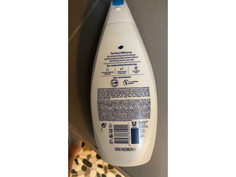 Dove Gentle Scrub Body Wash, 500 mL