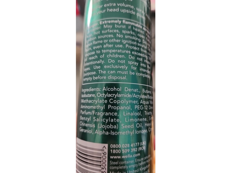 Wella Silvikrin Hairspray, Firm Hold, 500 mL