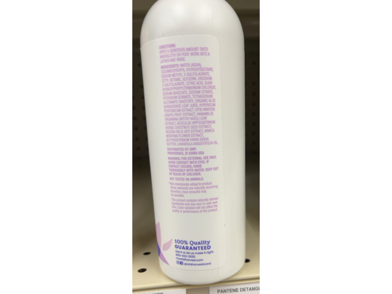 Wild Harvest Body Wash, Lavender, 16 fl oz/473 mL