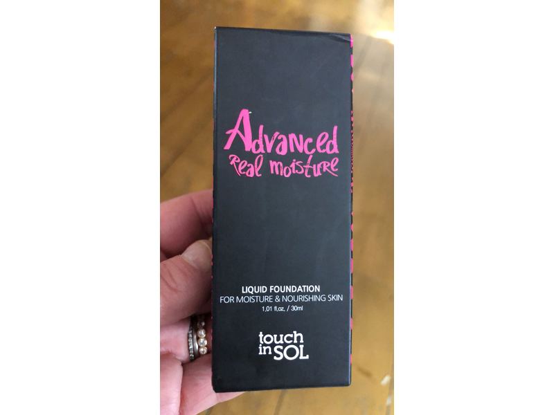 Touch in Sol Advanced Real Moisture Liquid Foundation, Nude Beige, 1.01 fl oz (30ml)