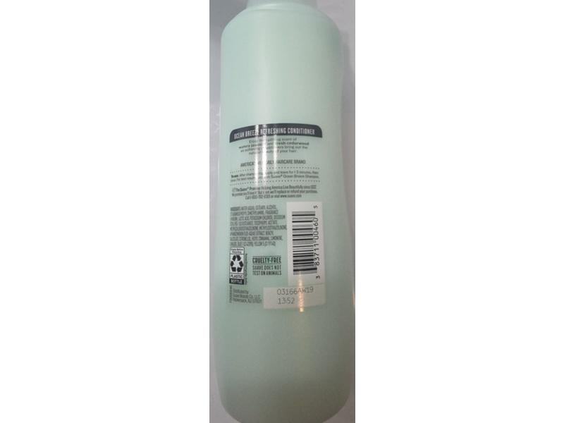 Suave Essentials Refreshing Conditioner, Ocean Breeze, 22.5 fl oz/665 mL