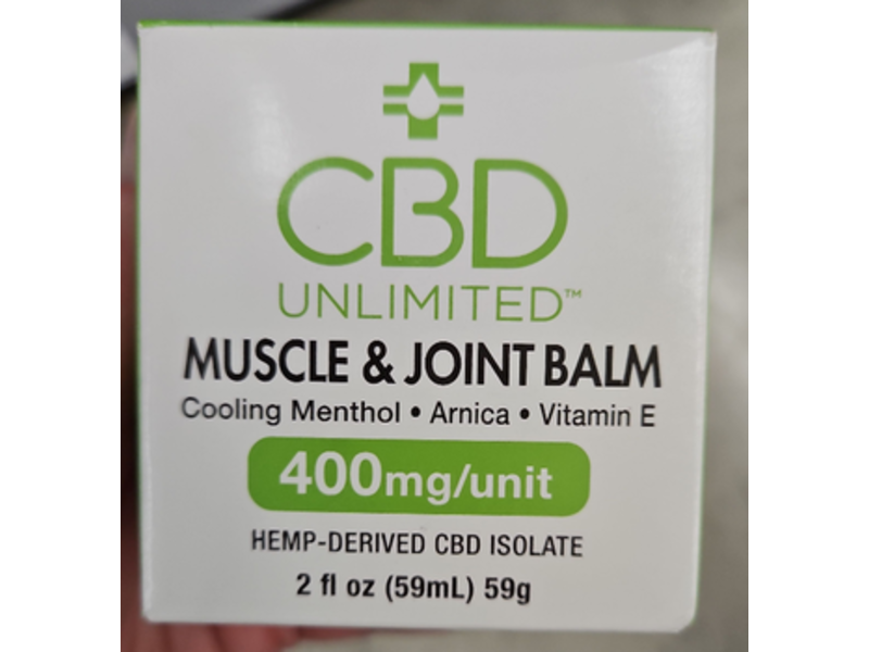 Cbd Unlimited Muscle & Joint Balm, 2 fl oz/59 mL