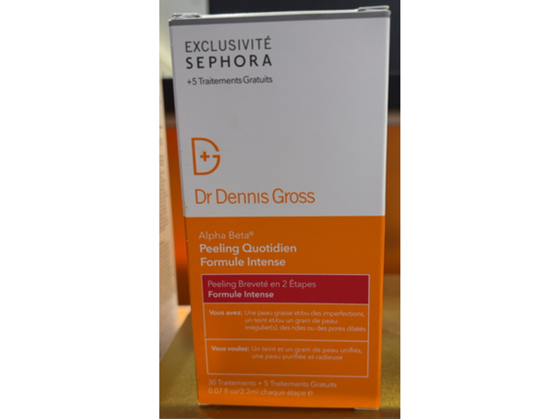 Dr. Dennis Gross Alpha Beta Extra Strength Daily Peel, 0.07 fl oz/2.2 mL, 30 Traitements
