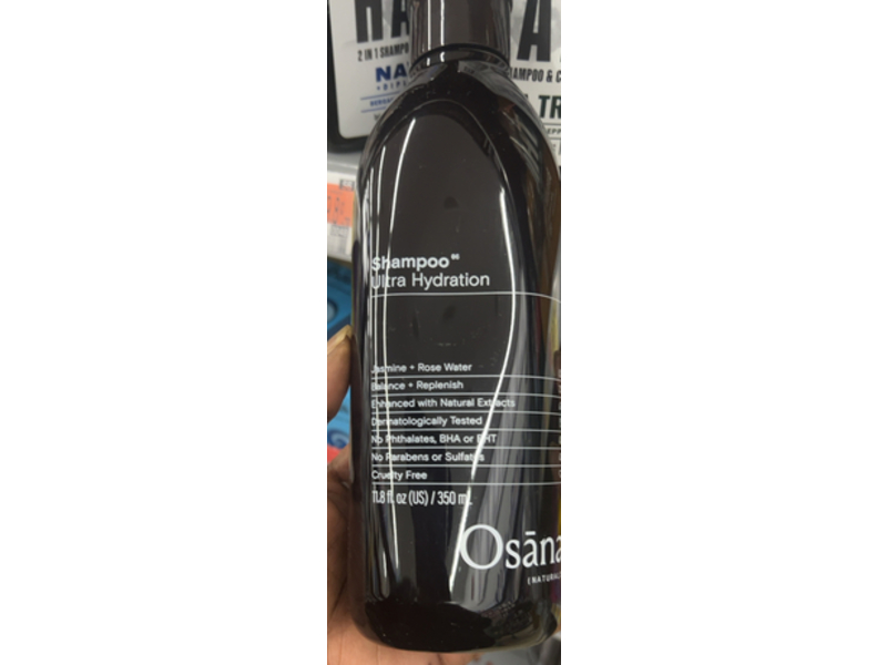 Osana Ultra Hydration Shampoo, Jasmine Rosewater, 11.8 fl oz/350 mL