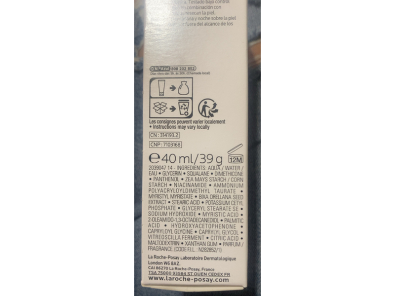 La Roche Posay Effaclar H Iso-Biome Skin Moisturiser, 40 mL