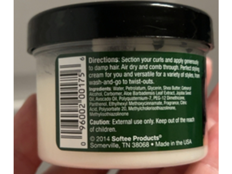 Softee Signature Defining Curl Cream, 3.5 oz/99 g