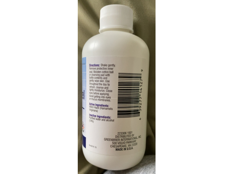 Assured Witch Hazel Solution, 6 fl oz/177 mL